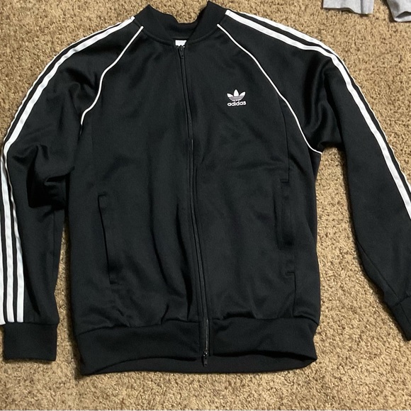 Men’s Adidas Black bomber jacket. Size Large. - Picture 1 of 1